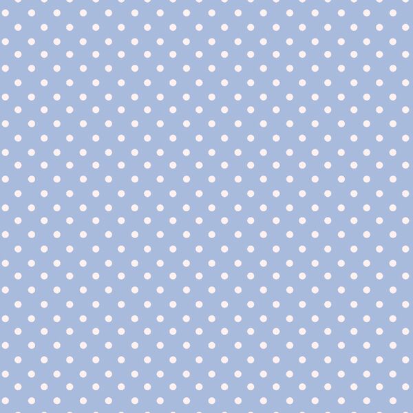 Spring Dots in Cornflower Blue