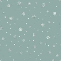 Snowflakes in Mint