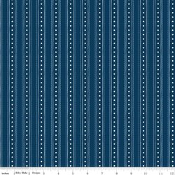 Stripes in Oxford Blue