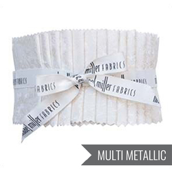 Fairy Frost 2.5" Strip Roll in Snow