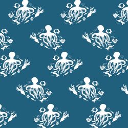 Octopus in Deep Ocean