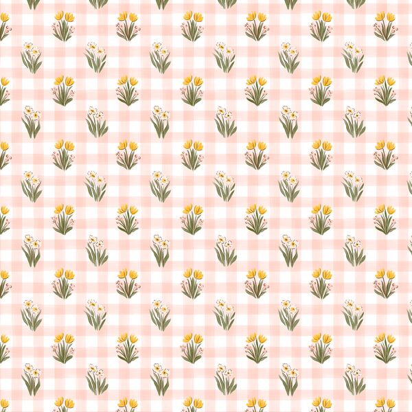 Little Picnic Plaid in Pink Lily