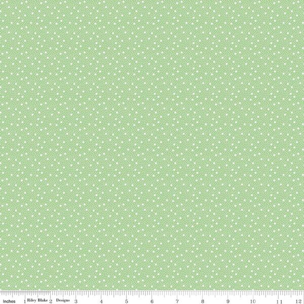 Star Dots in Green
