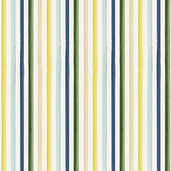 Watercolor Stripe in Solace