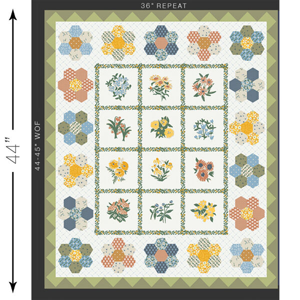 Kitchen Garden Panel in Multi