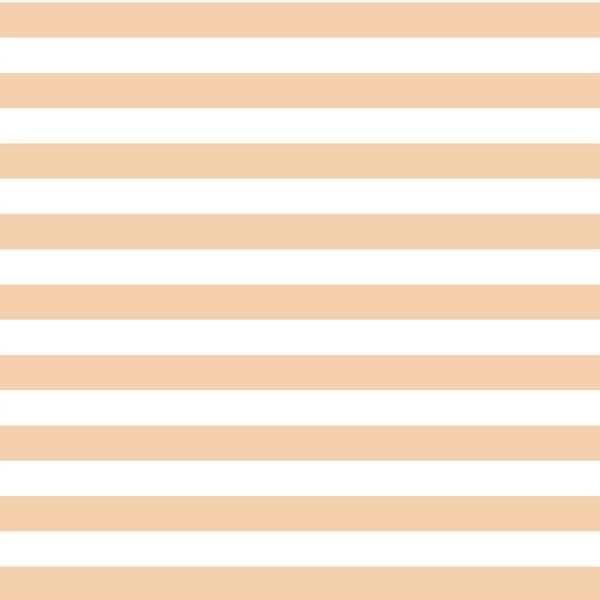 Horizontal Candy Stripe in Nectar