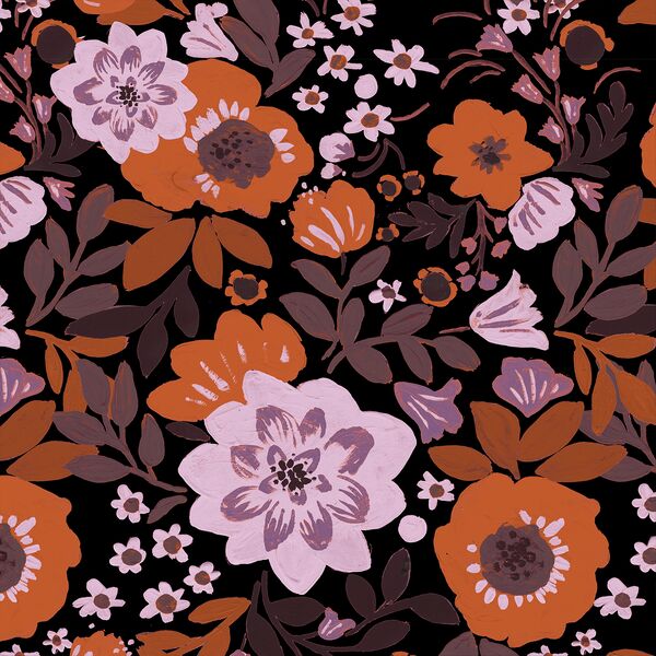 Large Lisa Floral in Vintage Halloween