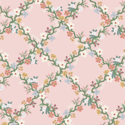 Floral Trellis in Pink