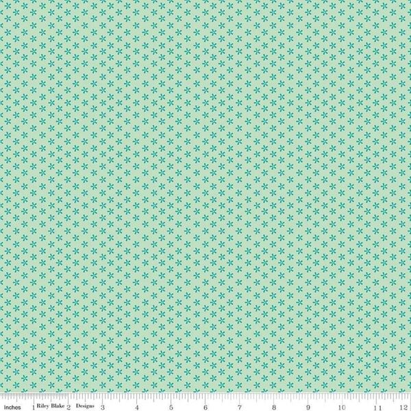 Tiny Daisy in Teal