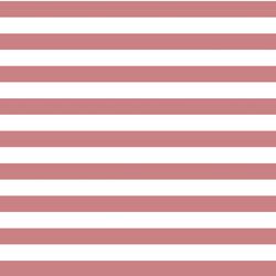 Horizontal Candy Stripe in Berry