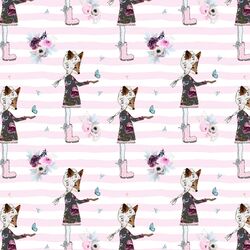 Little Best Friends on Stripes in Primrose