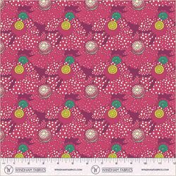 Polka Flower in Plum