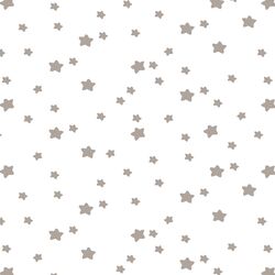 Star Light in Taupe on White