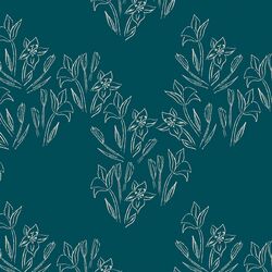 Down the Path in Juniper Blue