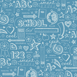 Doodles in Blue