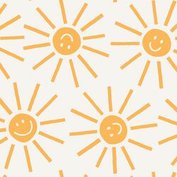 Large Smiley Sunshine in Canary Yellow