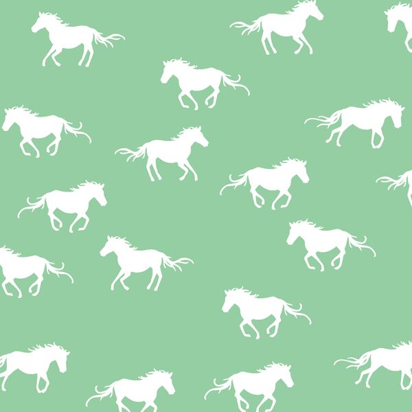 Horse Silhouette in Sprout