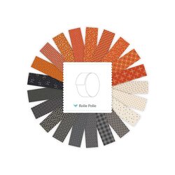 Pumpkin & Licorice 2.5" Strip Roll