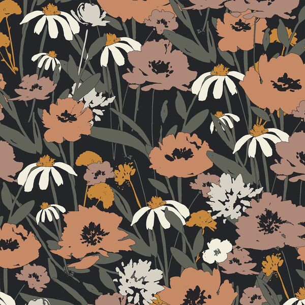 Meadow Flowers in Evening