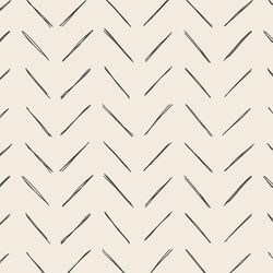 Chevron in Graphite on Egret