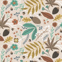 Autumn Woodland in Birch