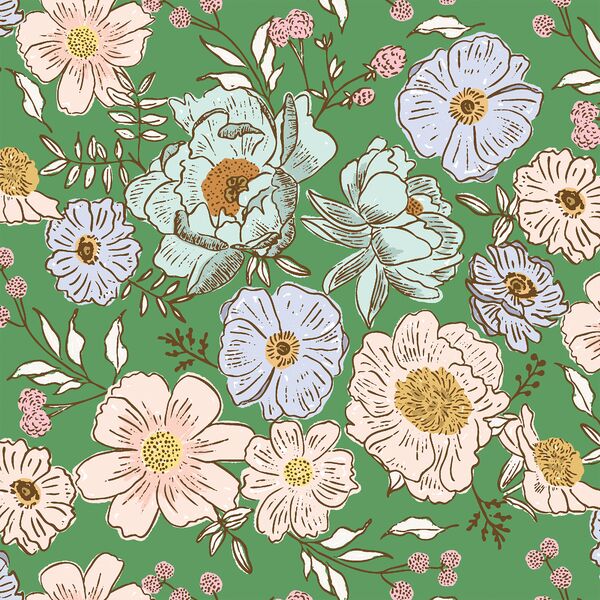 Awaken Floral in Clover