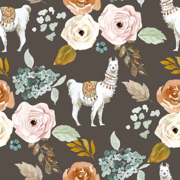 Big Garden Llama in Brown