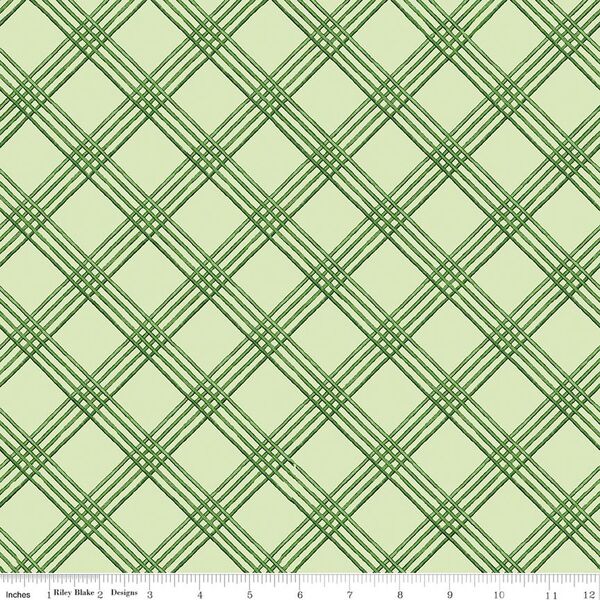 Windowpane Plaid in Green