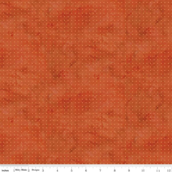 Polka Dots in Dark Pumpkin