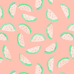 Watermelon in Peach Fuzz