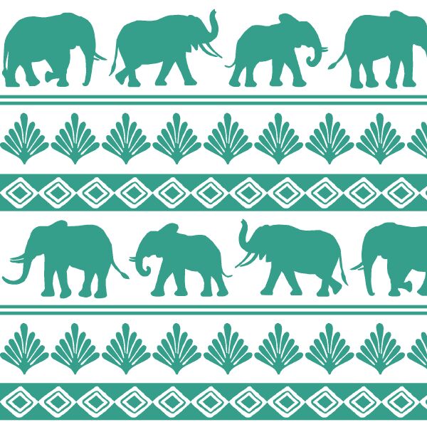 Elephant Parade in Jade