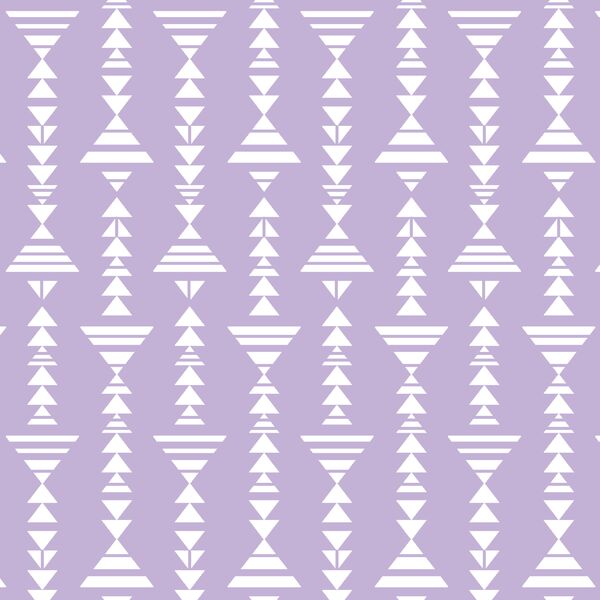Little Tribal Stripe in Lilac