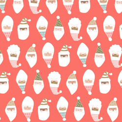Happy Santas in Fruit Punch