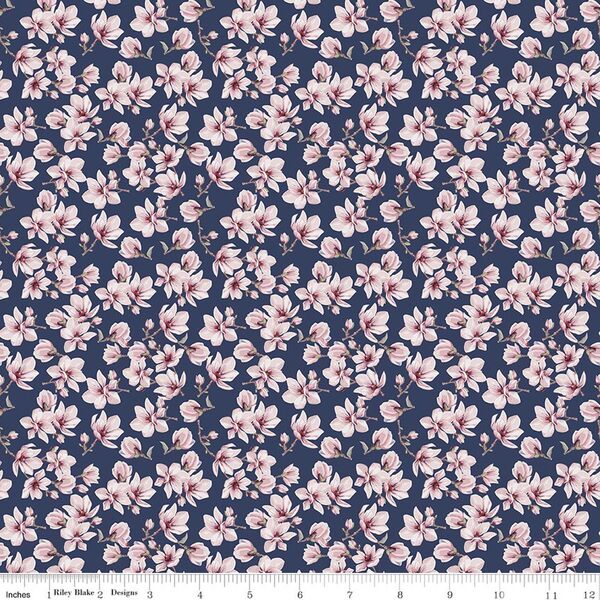 Magnolias in Navy