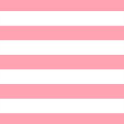 Horizontal Play Stripe in Rose Pink