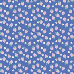 Berry Picking in Cornflower Blue