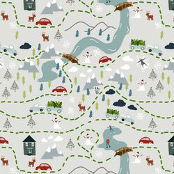 Christmas Roadtrip in Mist