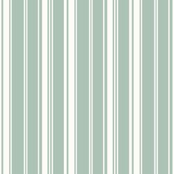 Stripes in Mint Sky