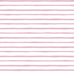 Artisan Stripe in Carnation on White