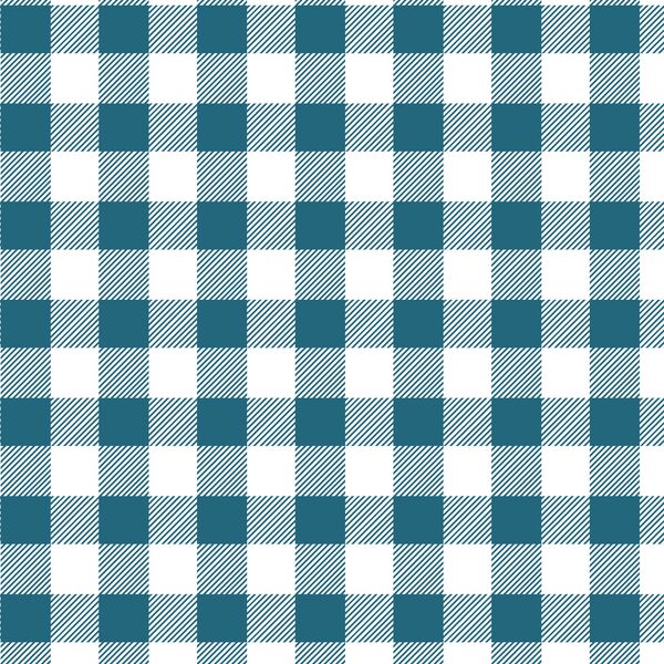 Medium Buffalo Plaid in Topaz