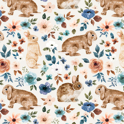 Bunnies in Royal Ivory