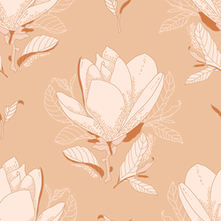 Magnolias in Peach