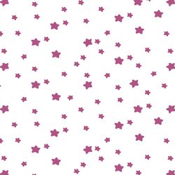 Star Light in Azalea on White