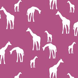 Giraffe Silhouette in Azalea