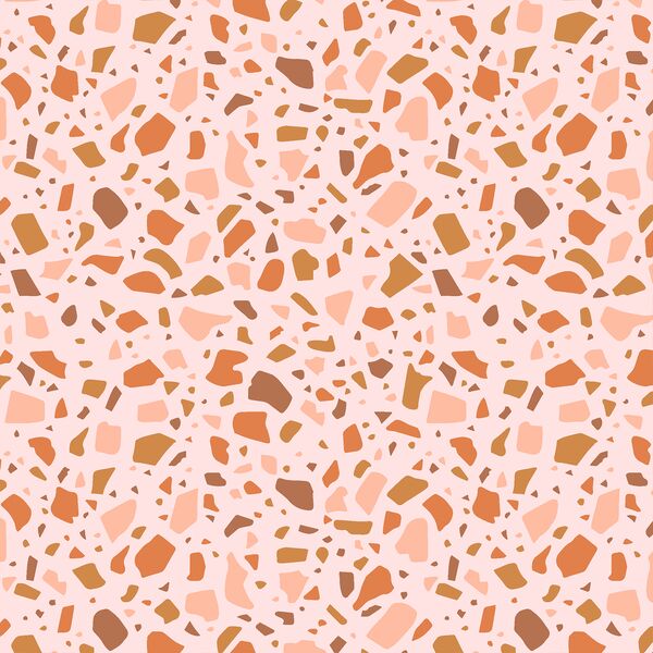 Garden Terrazzo in Pink Glass