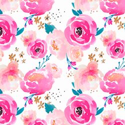 Little Punchy Floral in Fuchsia