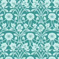 Garden Trellis in Turquoise Shade