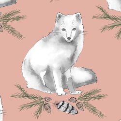 Arctic Fox in Quartz
