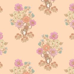 Meadow Mouse in Peach
