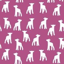 Lamb Silhouette in Azalea